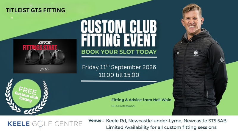 11th September 2026 Titleist GTS Fitting Day