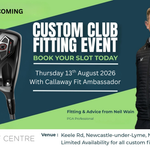 Callaway 13th August 2026 Fitting Event