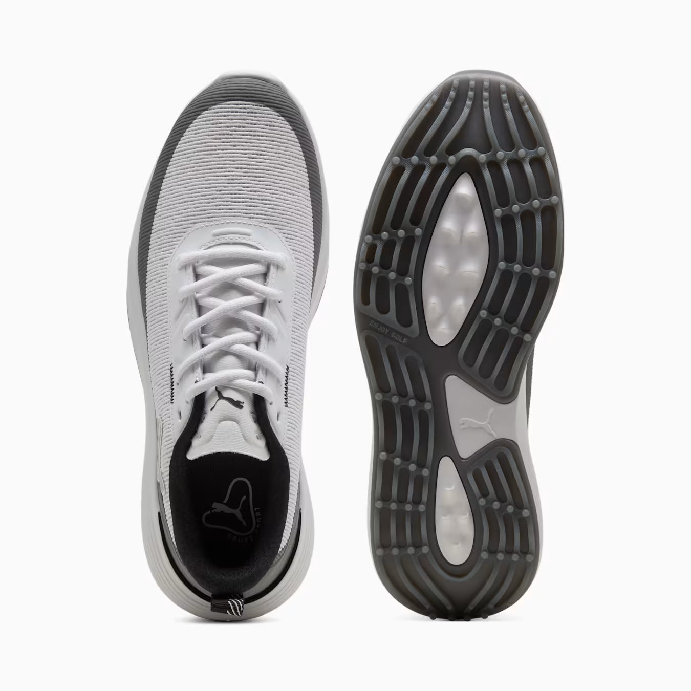 Puma Gruve Sport Golf Shoes White-Ash Gray