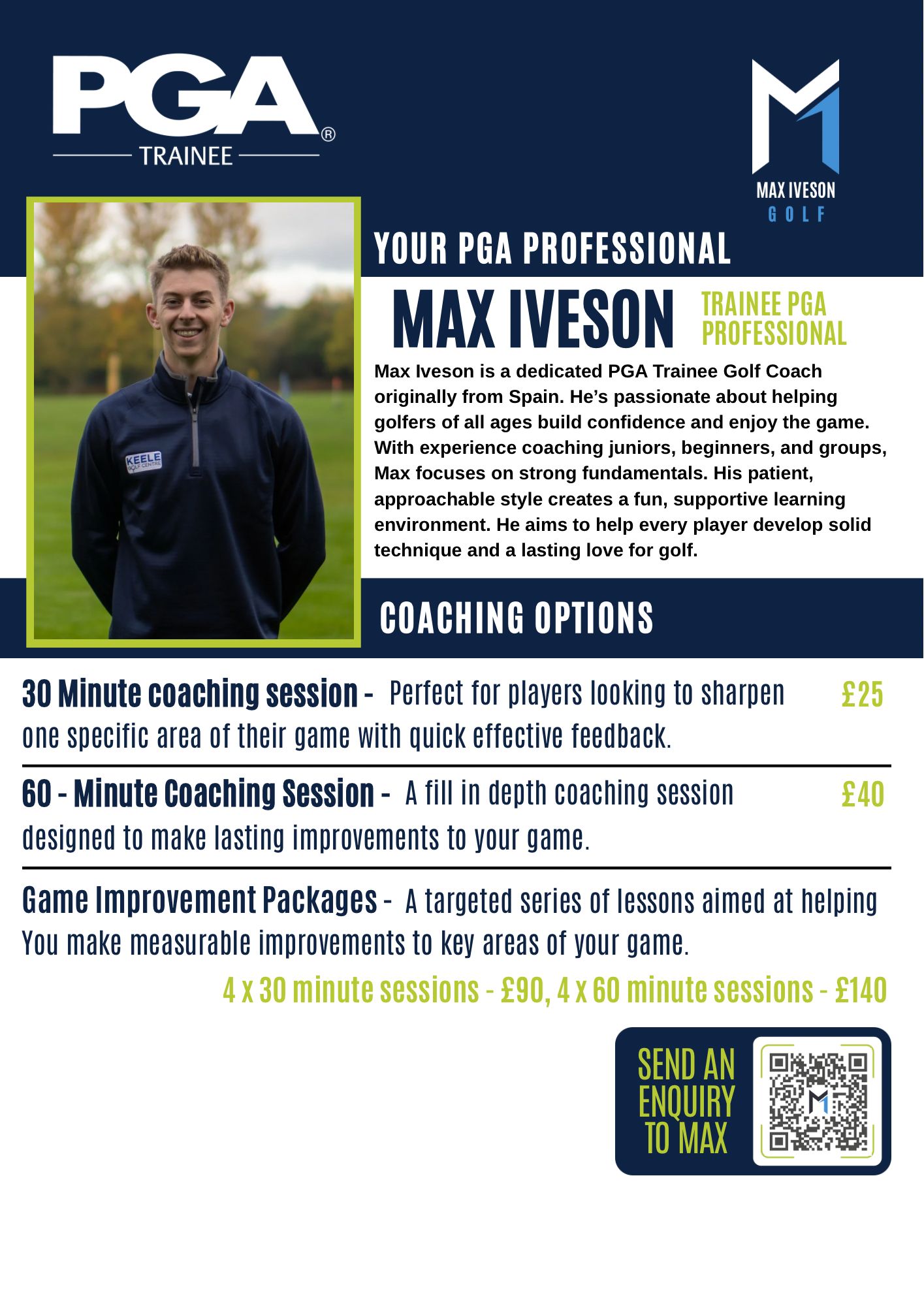 Max Iveson Coaching