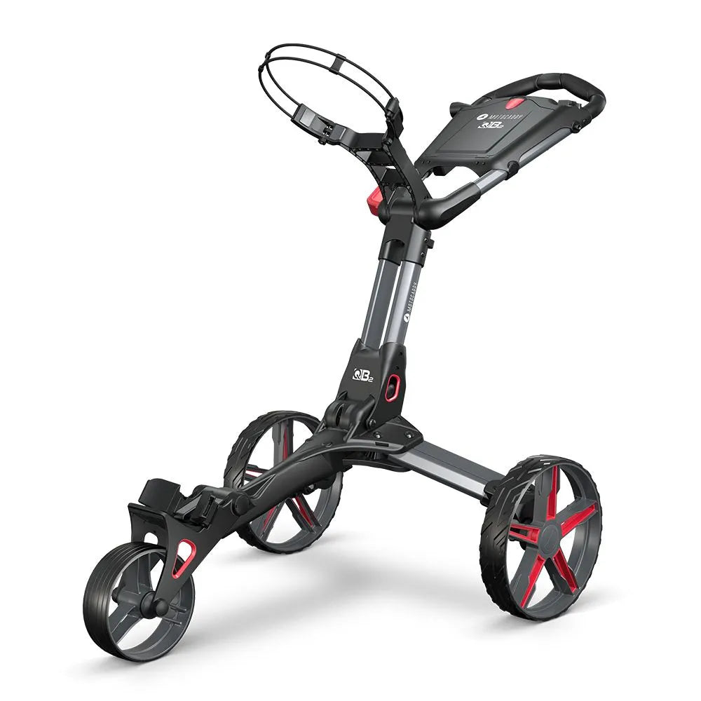 Motocaddy QB2 Push Trolley Golf Red