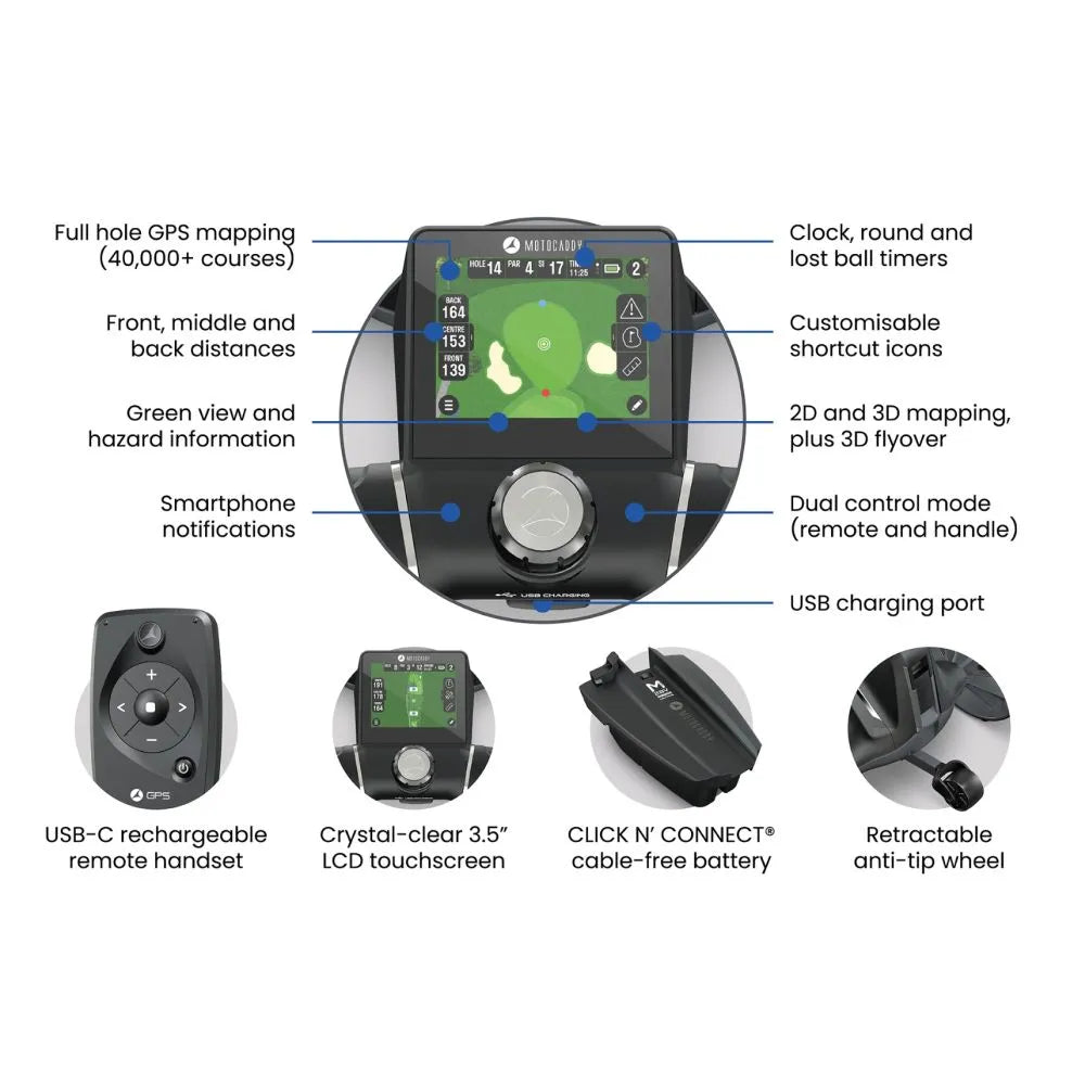 Motocaddy M7 GPS Remote Ultra Lithium 2026 Electric Golf Trolley